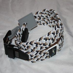 Nike Golf Multi-Weave Stretch Woven Belt Obsidian/Khaki/Bone